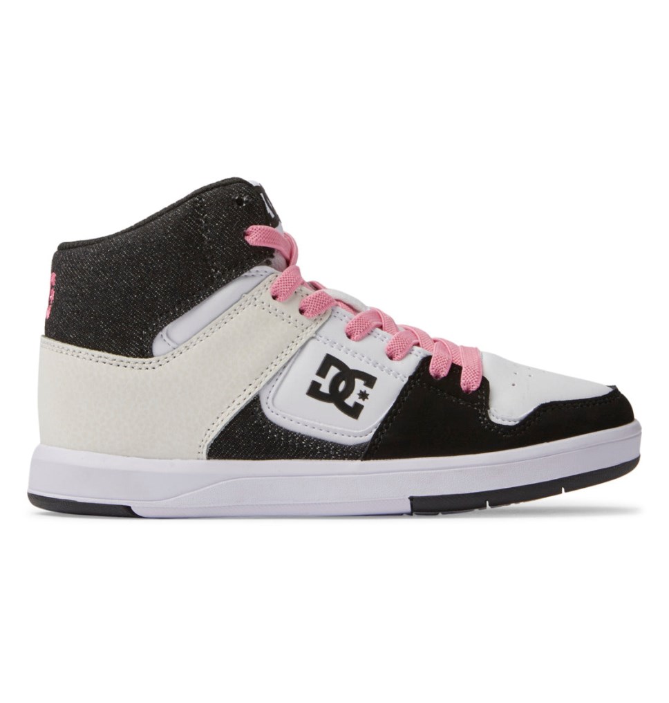 Basket Montante DC Shoes France Cure Noir Rose Bleu Enfant | AAD-9933030