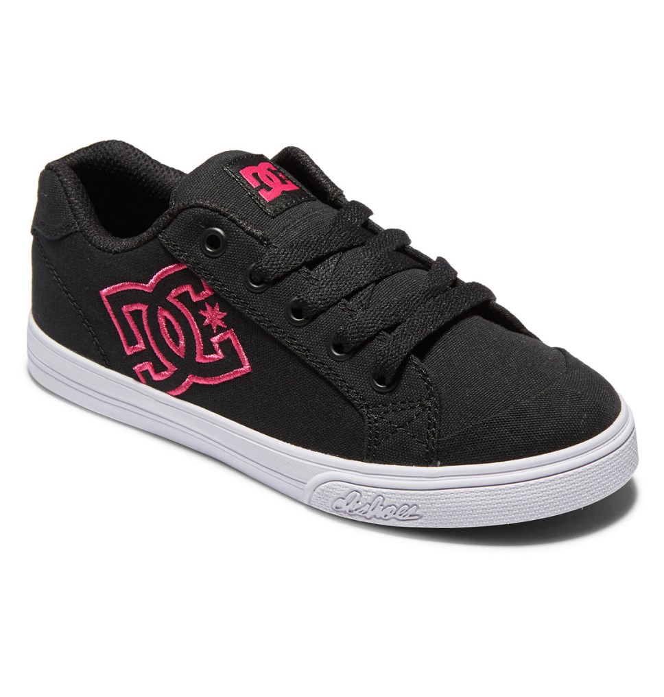 Basket DC Shoes France Chelsea Noir Rose Enfant | QUO-8410170