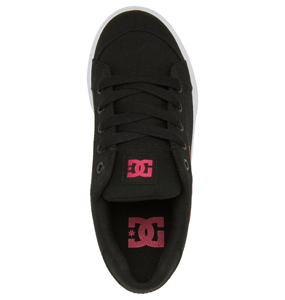 Basket DC Shoes France Chelsea Noir Rose Enfant | QUO-8410170