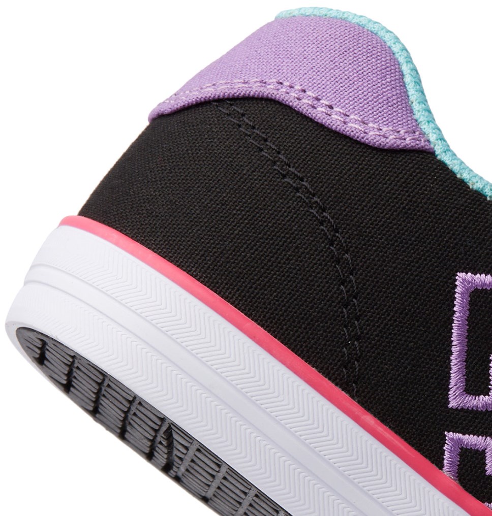 Basket DC Shoes France Chelsea Noir Multicolore Stripes Enfant | POB-6450307