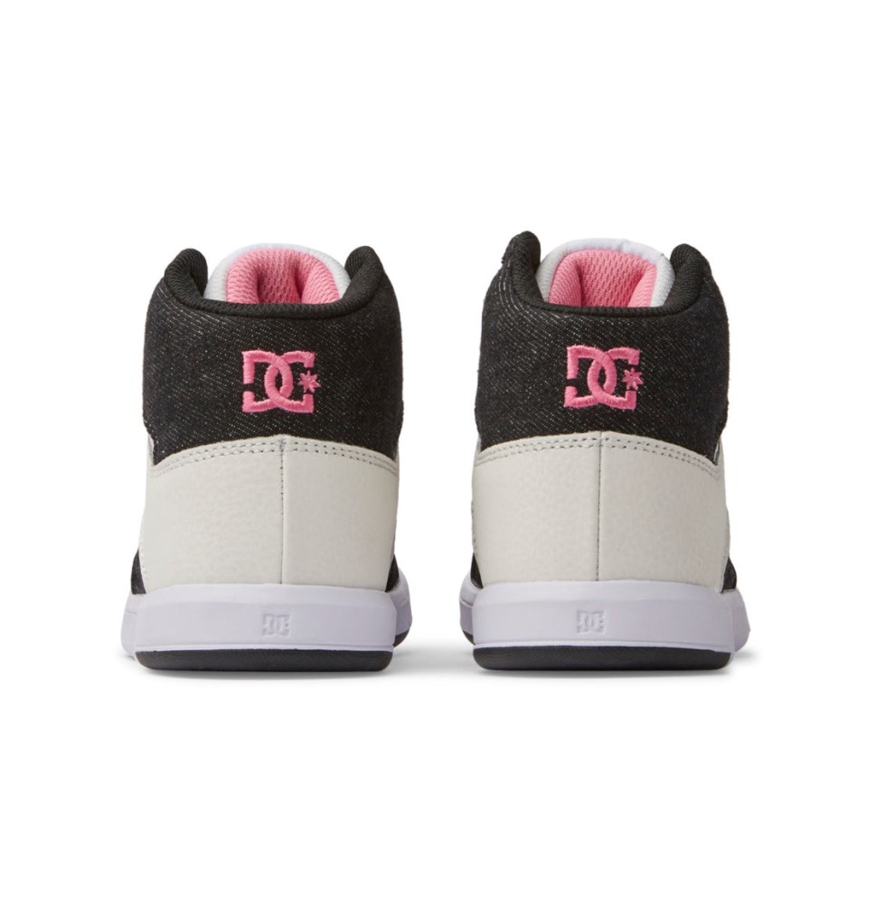 Basket Montante DC Shoes France Cure Noir Rose Bleu Enfant | AAD-9933030