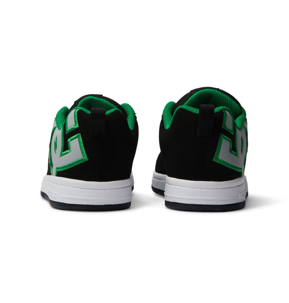 Basket DC Shoes France Court Graffik Noir Vert Enfant | RSX-9820694