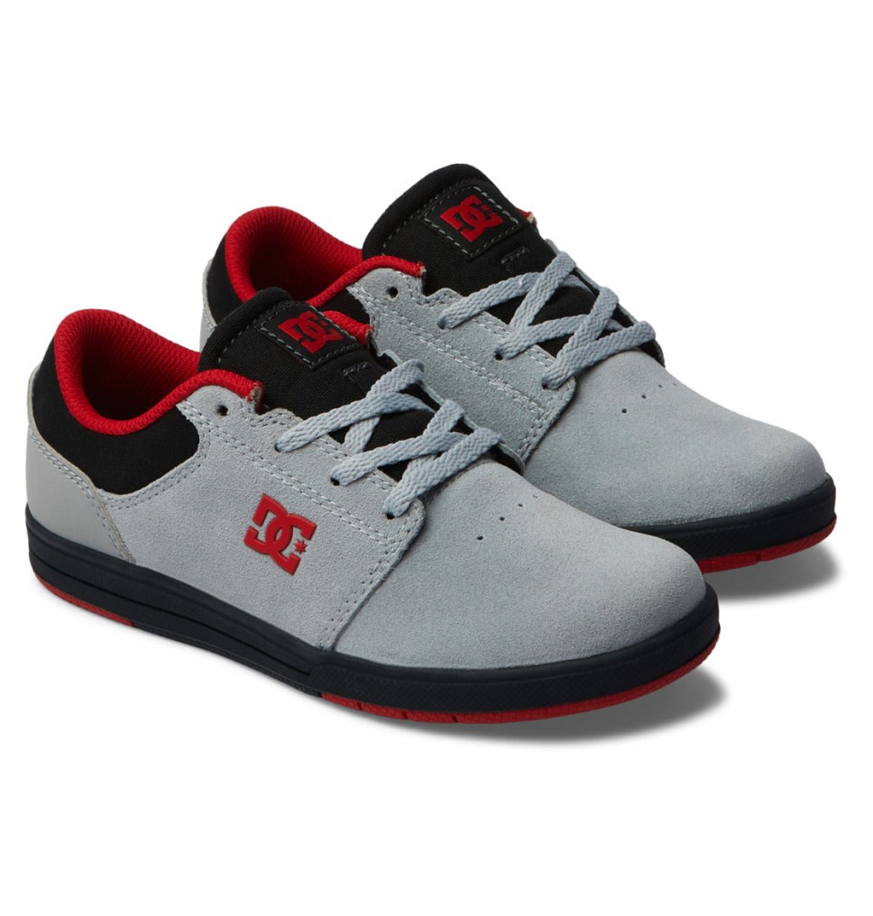 Basket DC Shoes France Crisis 2 Grise Rouge Enfant | ZNN-2649724