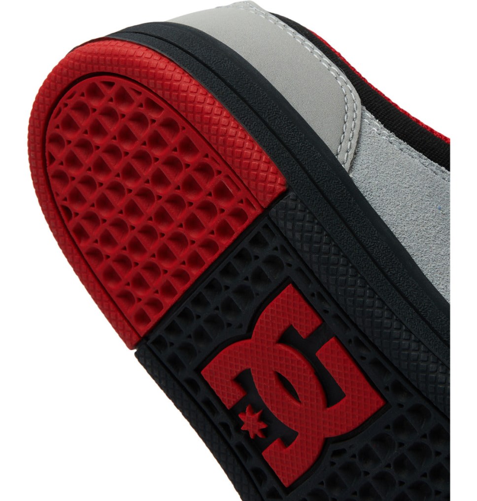 Basket DC Shoes France Crisis 2 Grise Rouge Enfant | ZNN-2649724