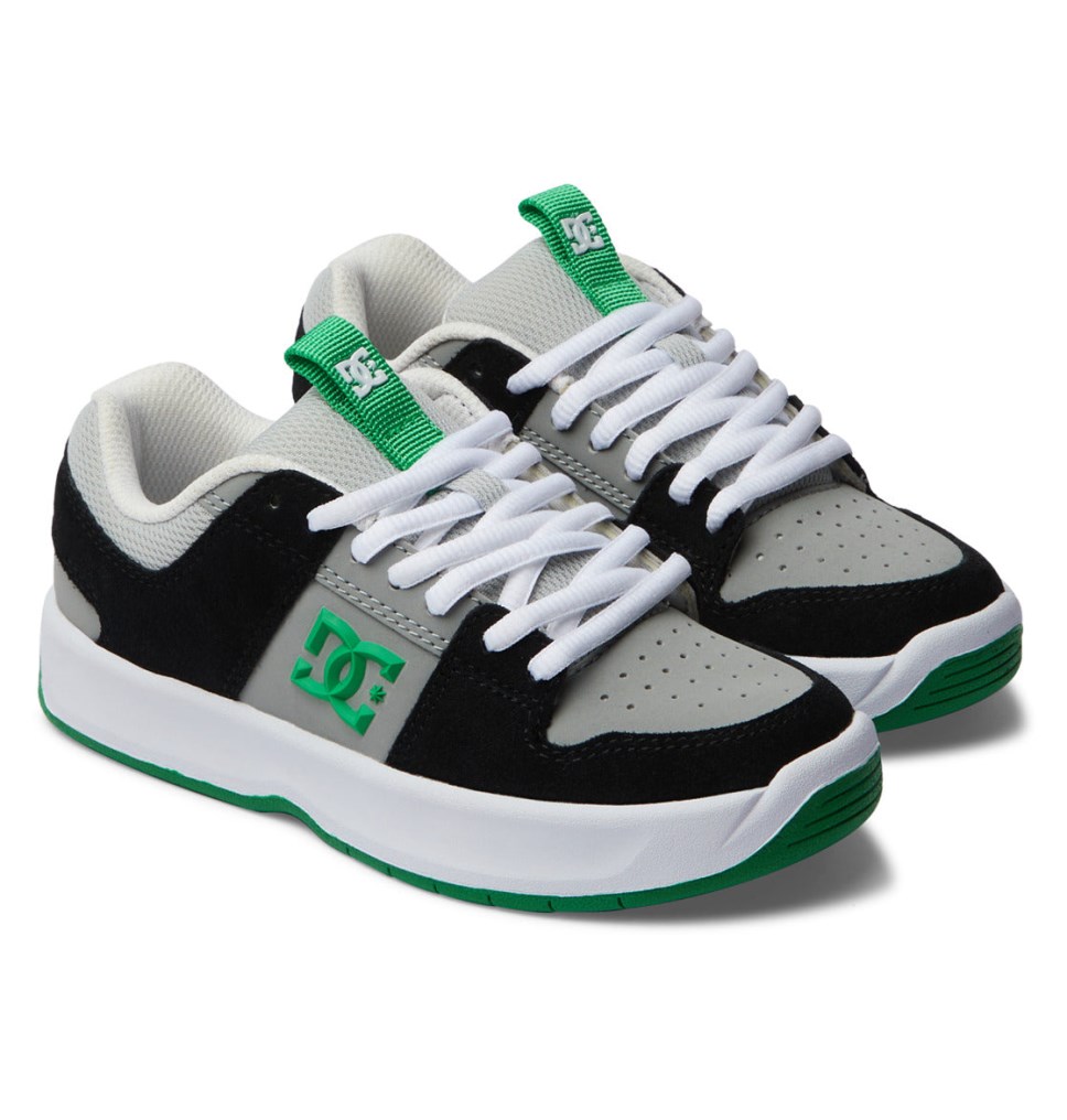 Basket DC Shoes France Lynx Zero Noir Vert Enfant | CTQ-6372145