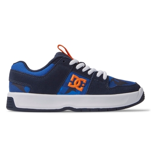 Basket DC Shoes France Lynx Zero Bleu Orange Enfant | SWQ-6231546