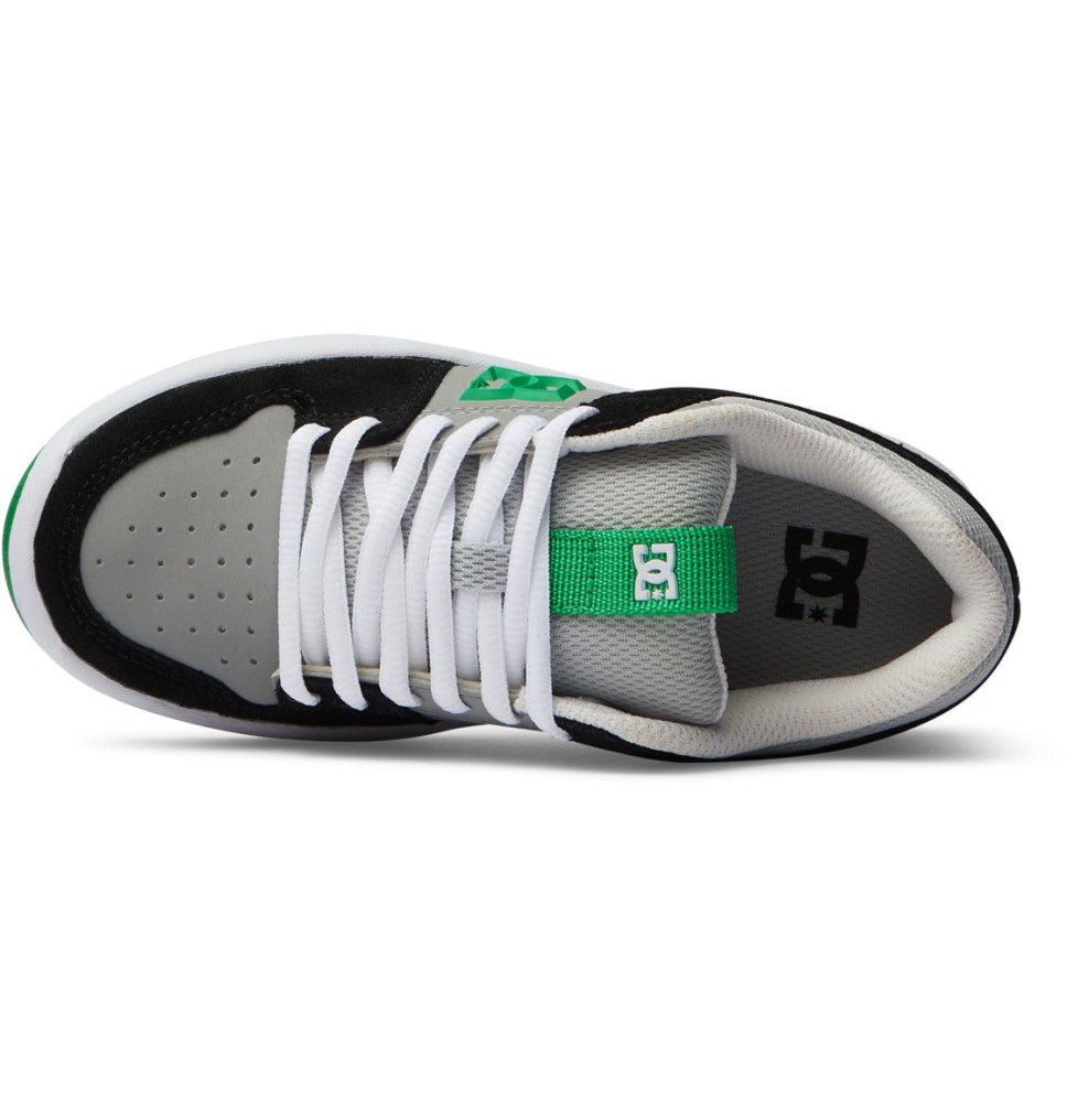 Basket DC Shoes France Lynx Zero Noir Vert Enfant | CTQ-6372145