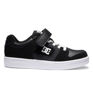 Basket DC Shoes France Manteca 4 Elastic Lace Noir Blanche Enfant | IQO-2908976