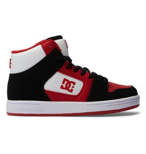 Basket DC Shoes France Manteca 4 HI Noir Rouge Enfant | UTB-1313951