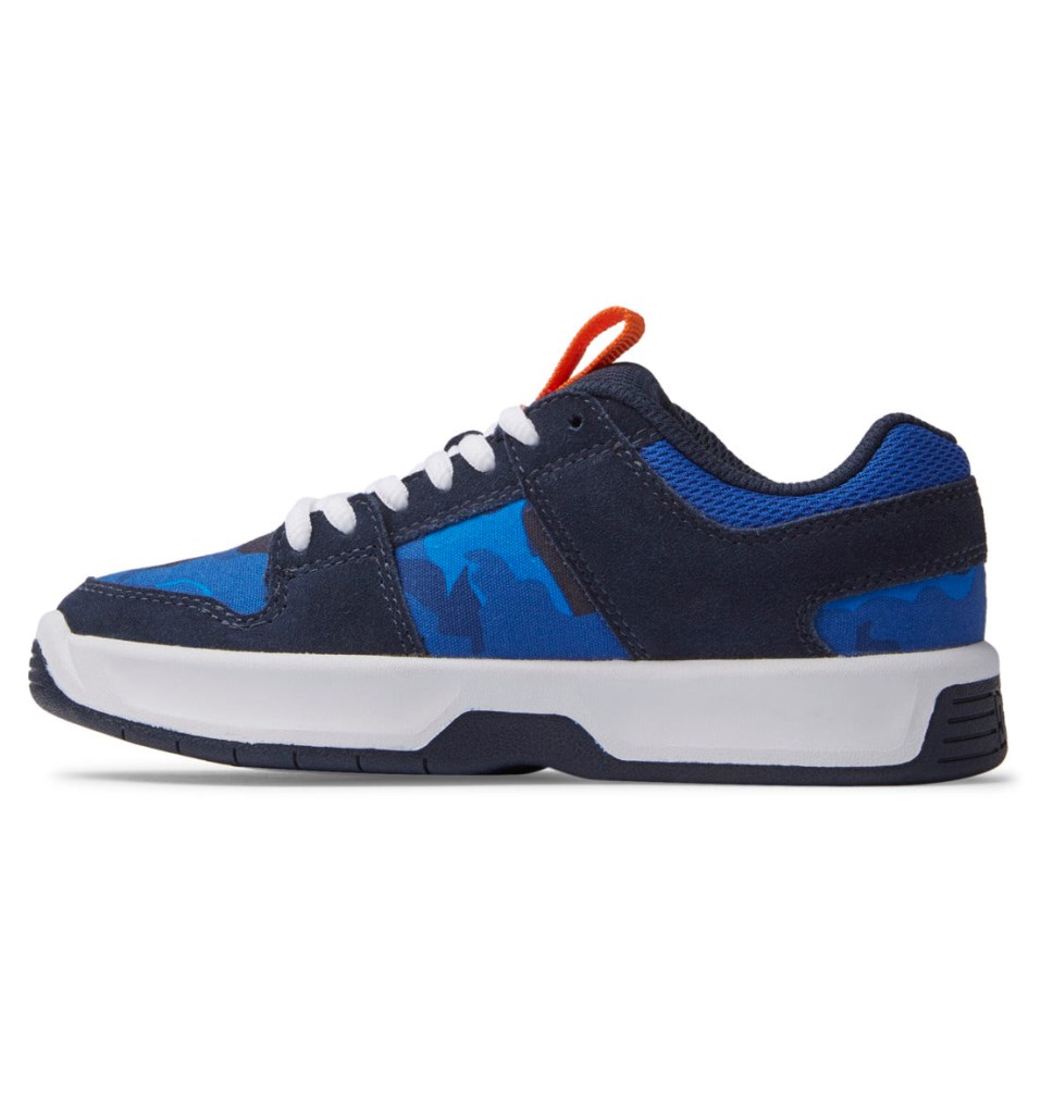 Basket DC Shoes France Lynx Zero Bleu Orange Enfant | SWQ-6231546