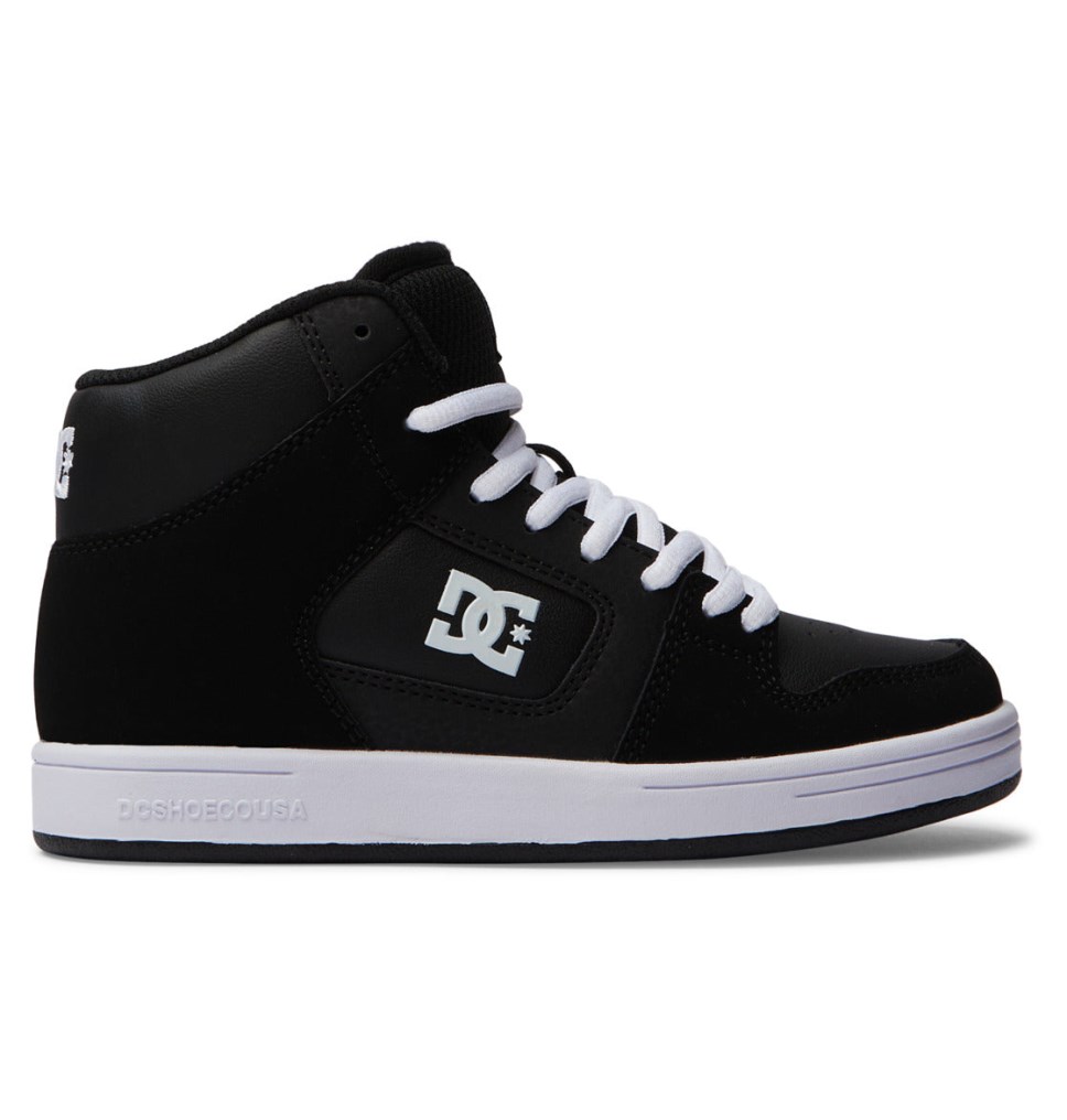 Basket DC Shoes France Manteca 4 HI Noir Blanche Enfant | TBV-5141883