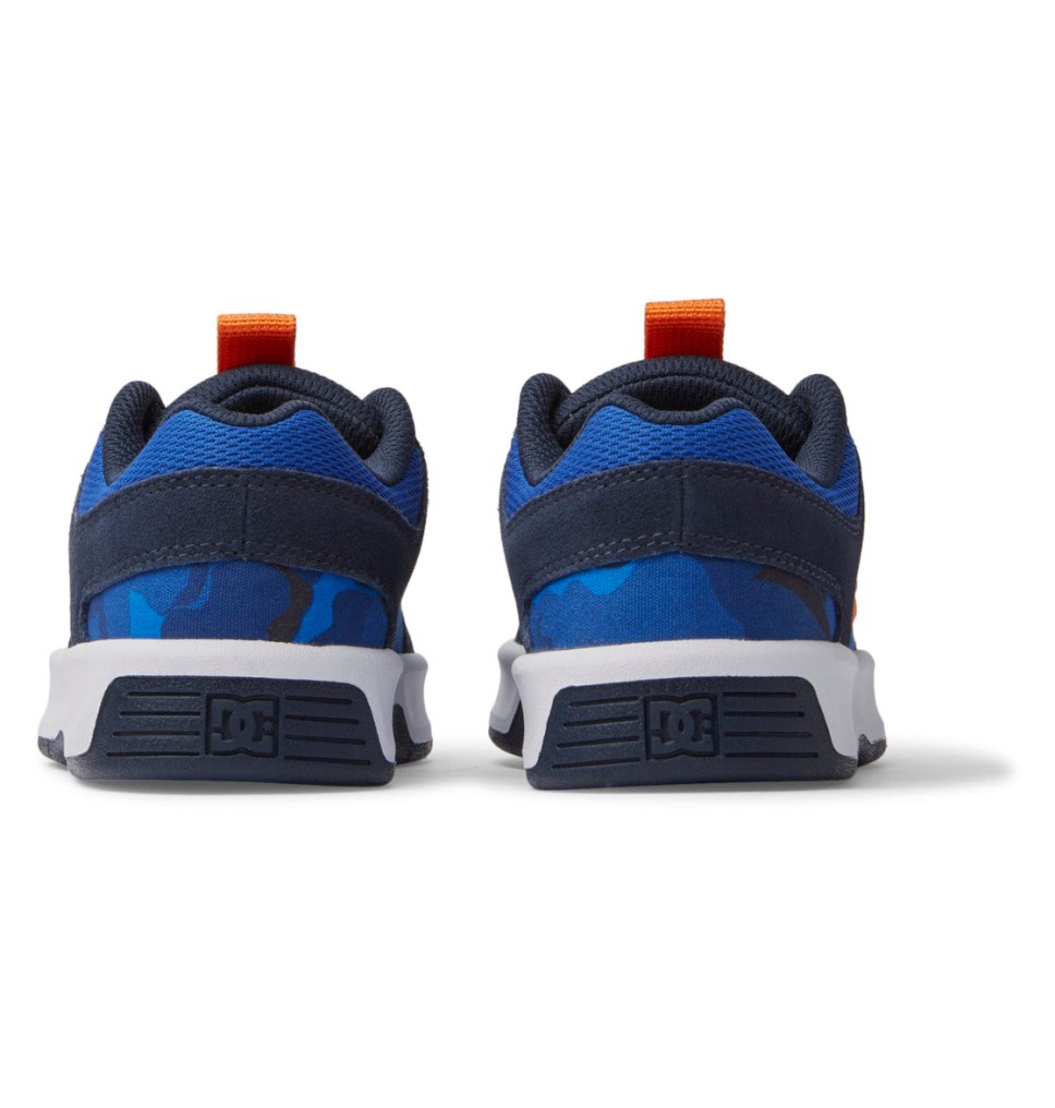 Basket DC Shoes France Lynx Zero Bleu Orange Enfant | SWQ-6231546