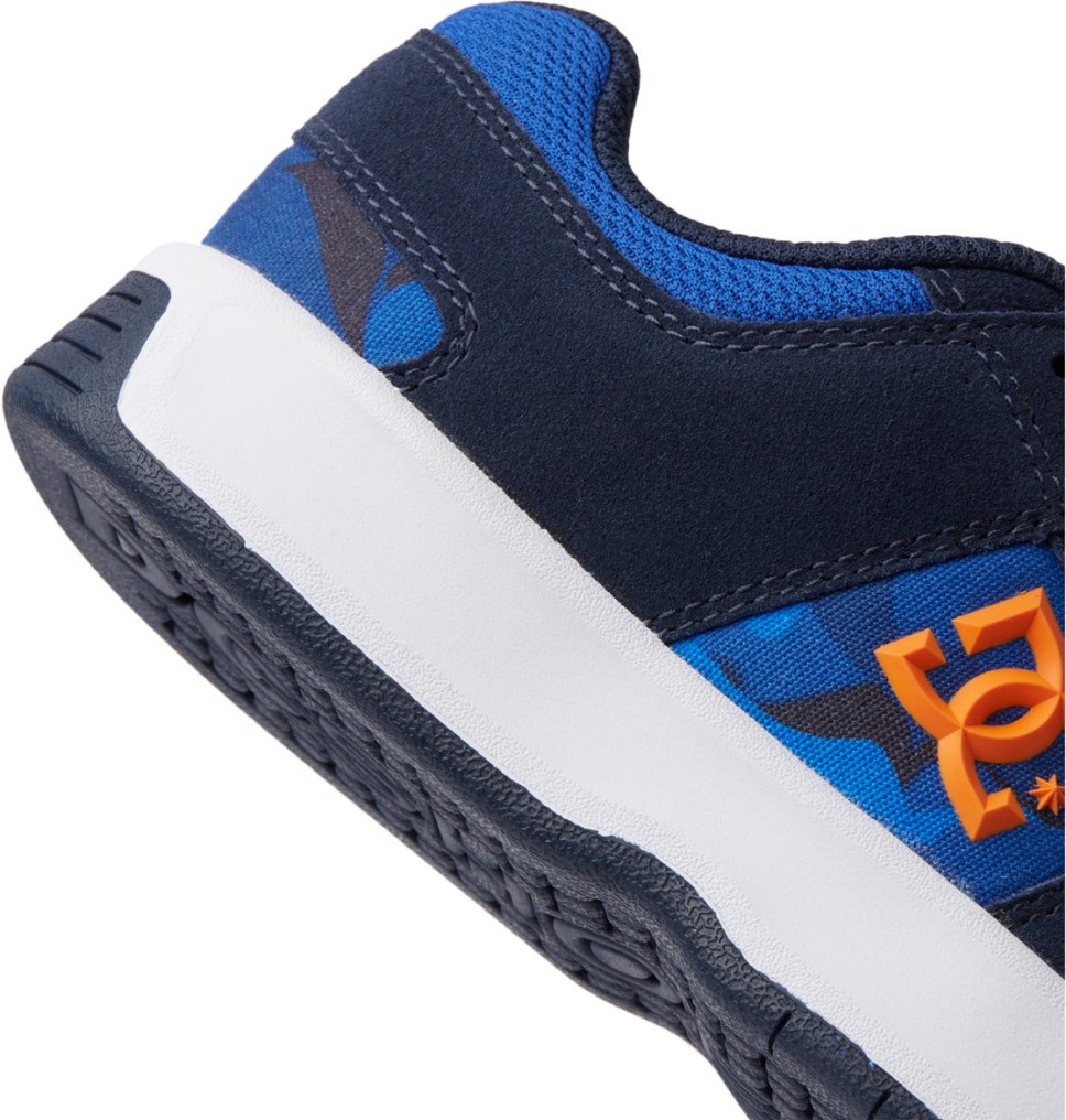 Basket DC Shoes France Lynx Zero Bleu Orange Enfant | SWQ-6231546