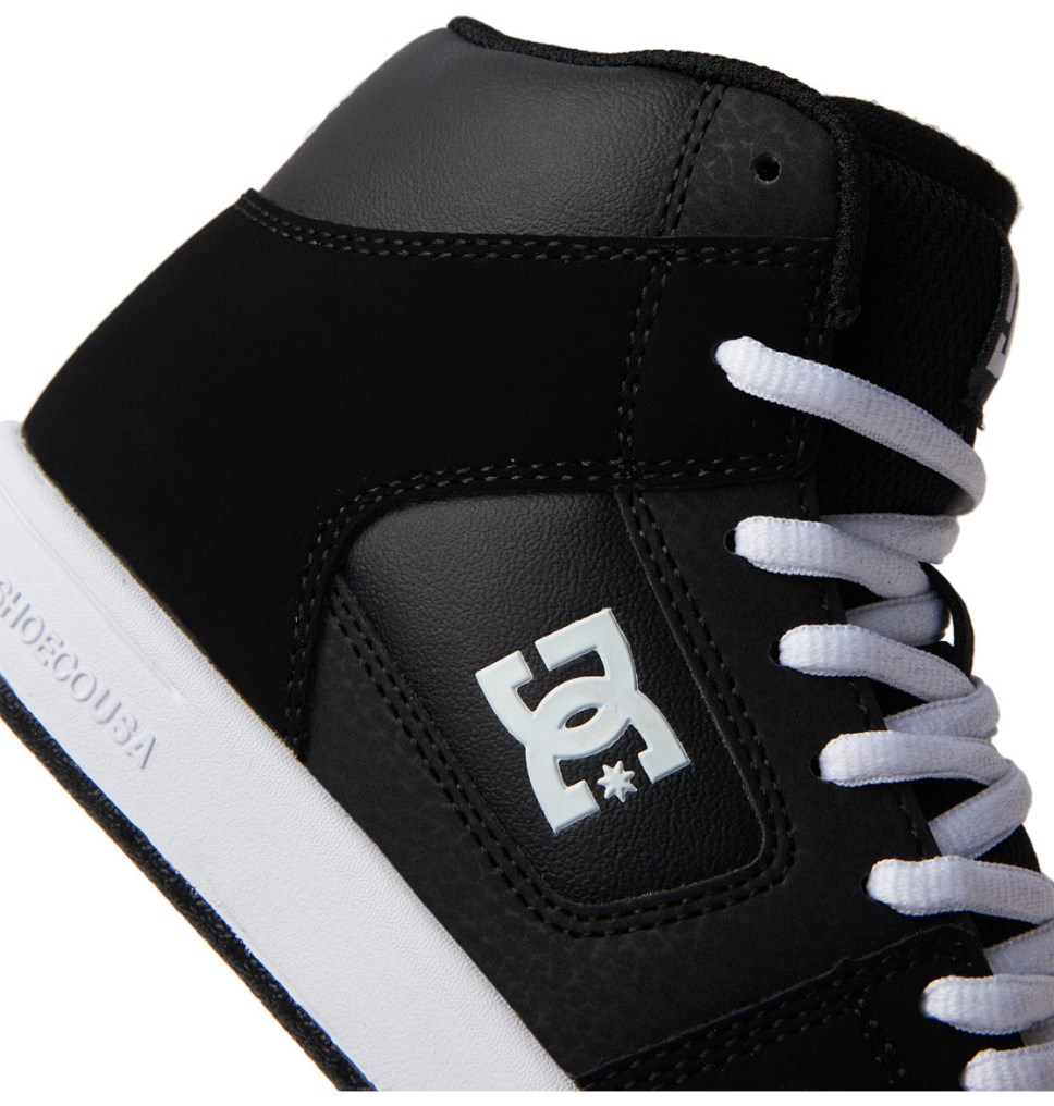 Basket DC Shoes France Manteca 4 HI Noir Blanche Enfant | TBV-5141883