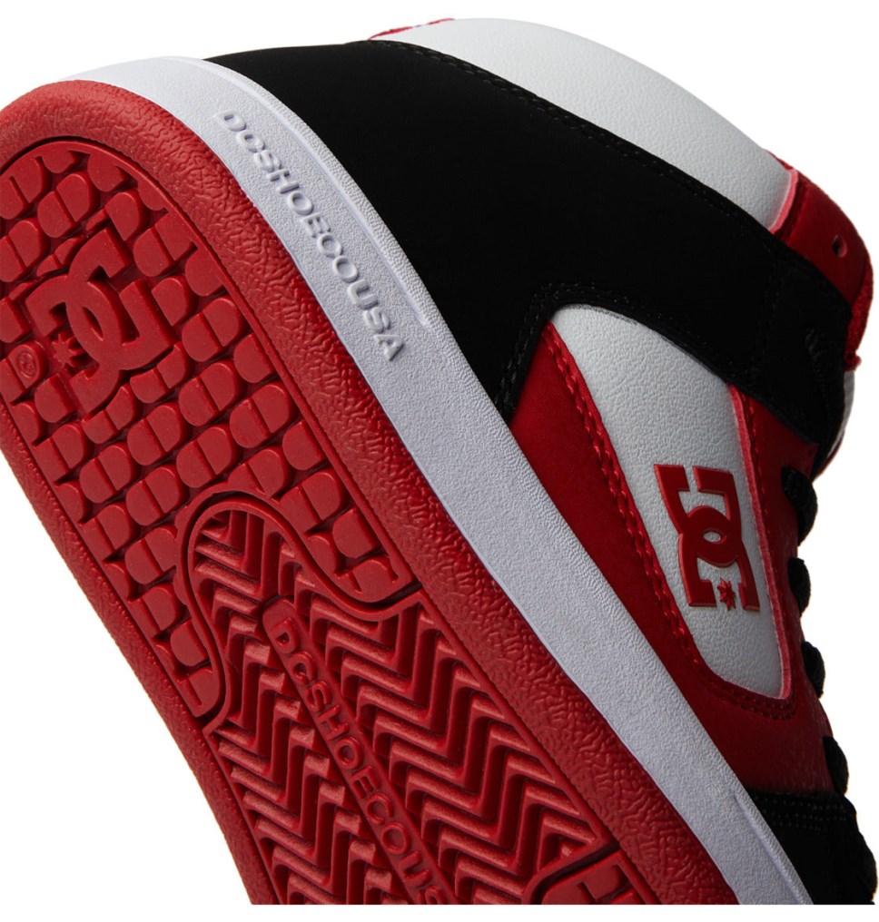 Basket DC Shoes France Manteca 4 HI Noir Rouge Enfant | UTB-1313951