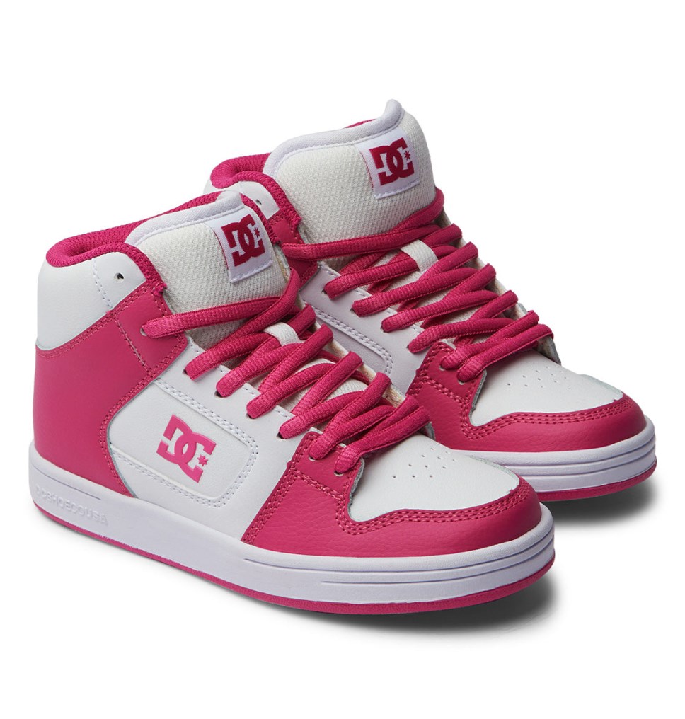 Basket DC Shoes France Manteca 4 HI Rose Enfant | TIM-2372391