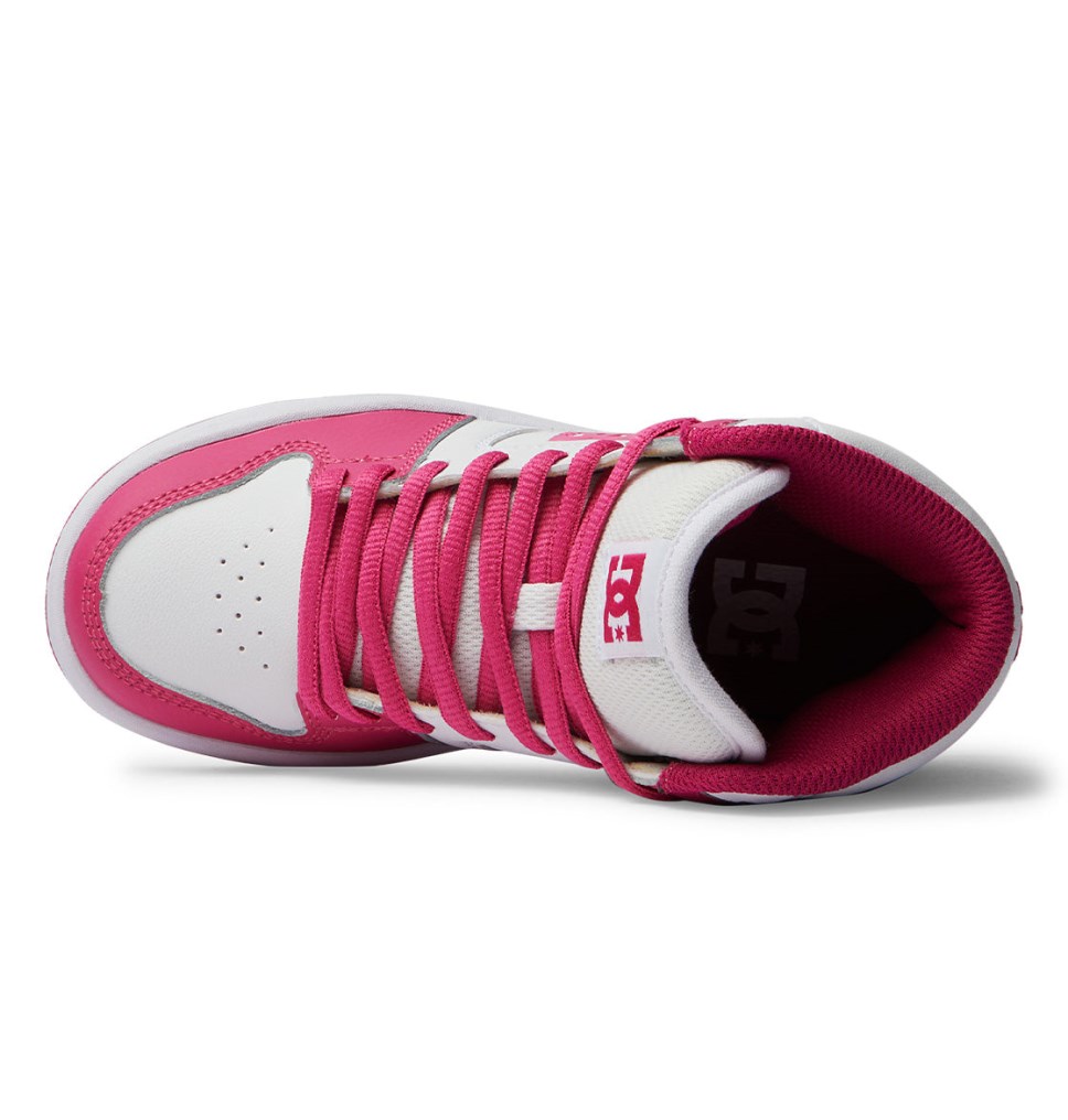 Basket DC Shoes France Manteca 4 HI Rose Enfant | TIM-2372391