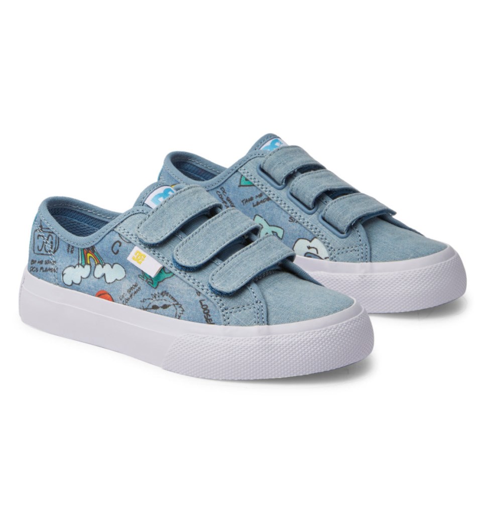 Basket DC Shoes France Manual V Bleu Foncé Enfant | UEI-6359470