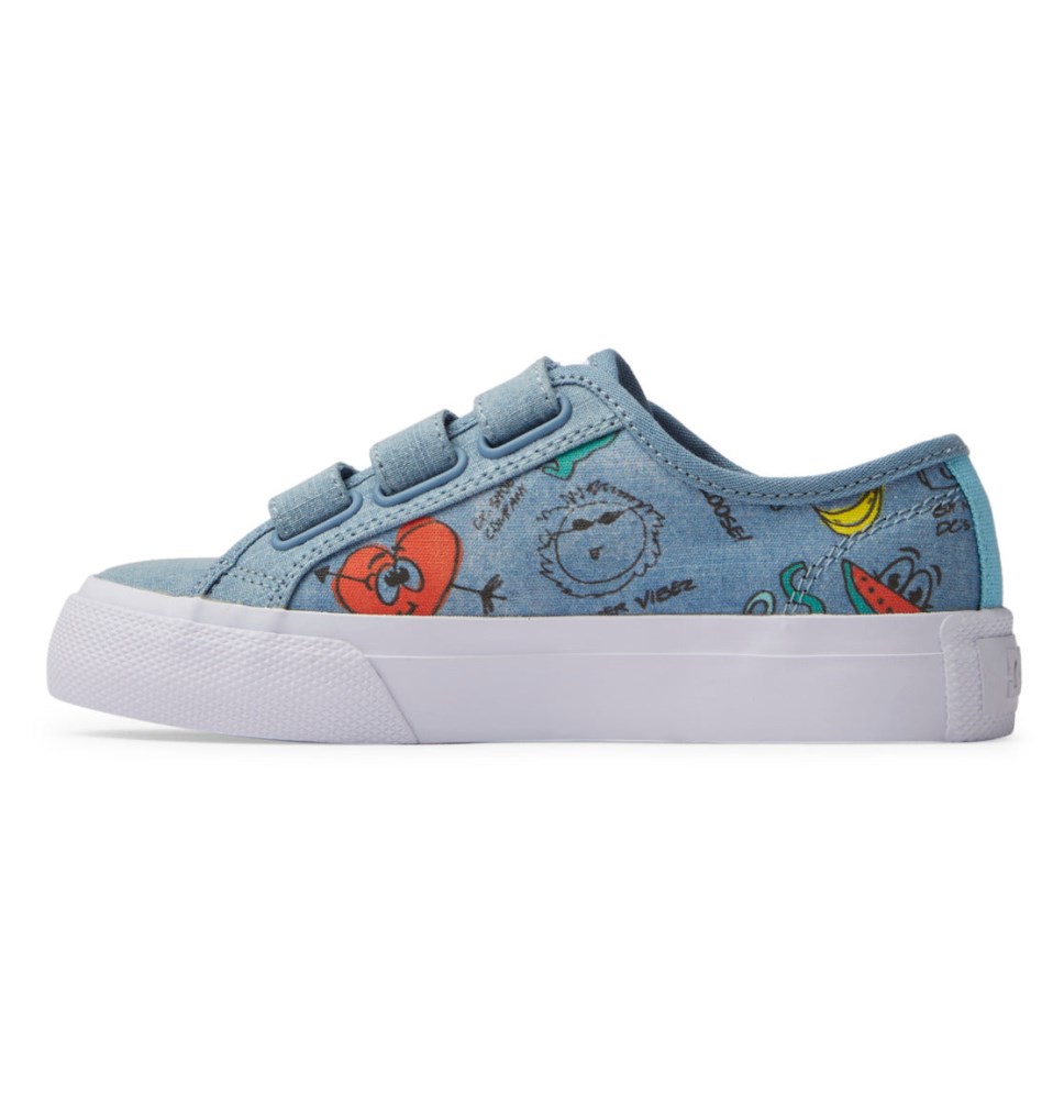 Basket DC Shoes France Manual V Bleu Foncé Enfant | UEI-6359470