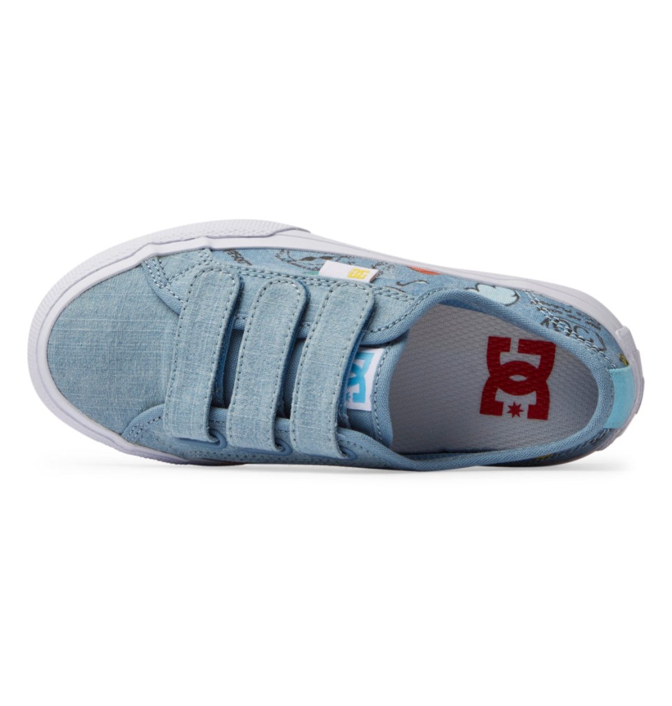 Basket DC Shoes France Manual V Bleu Foncé Enfant | UEI-6359470