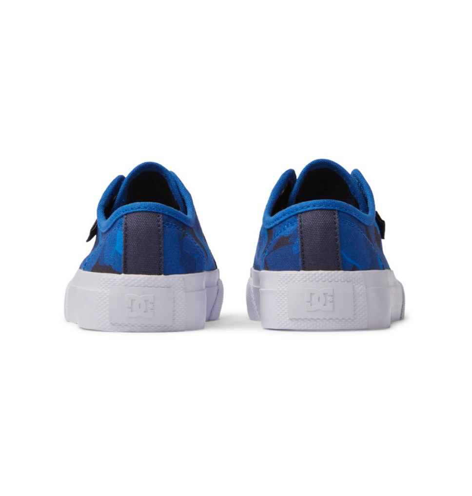 Basket DC Shoes France Manual Bleu Orange Enfant | BQS-6591272