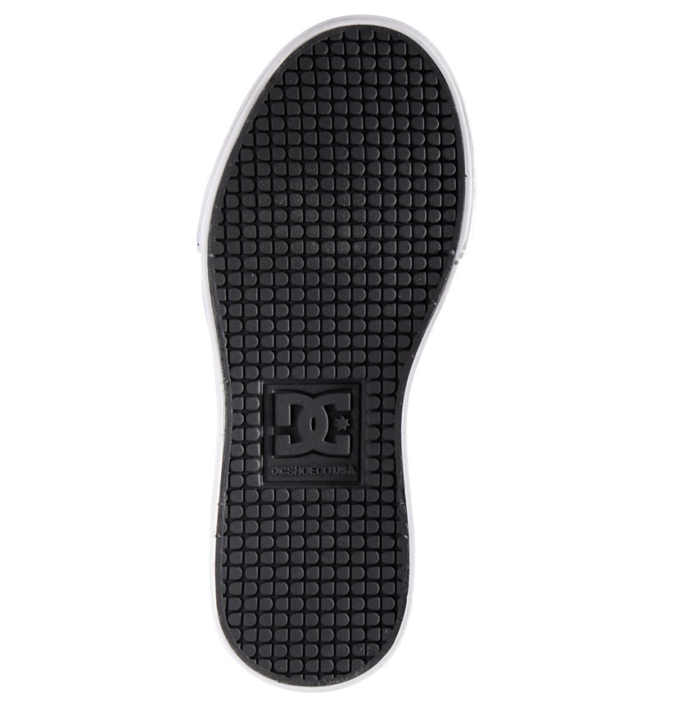 Basket DC Shoes France Pure Blanche Noir Rouge Enfant | MAW-0544891