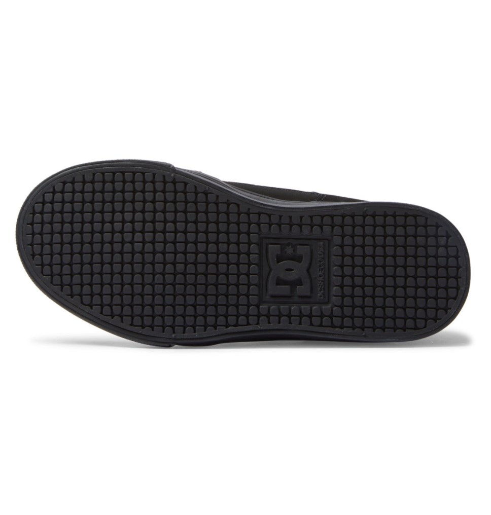 Basket DC Shoes France Pure Velcro Noir Enfant | TSP-6397770