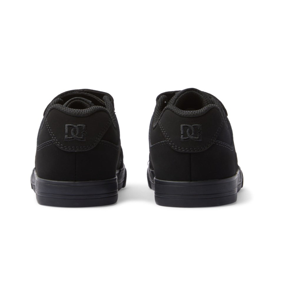 Basket DC Shoes France Pure Velcro Noir Enfant | TSP-6397770