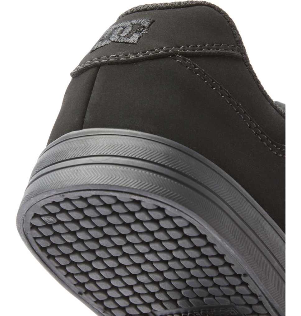 Basket DC Shoes France Pure Velcro Noir Enfant | TSP-6397770