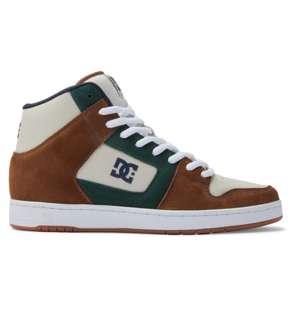 Basket Montante DC Shoes France Manteca 4 Hi S Marron Vert Homme | XHA-7978823