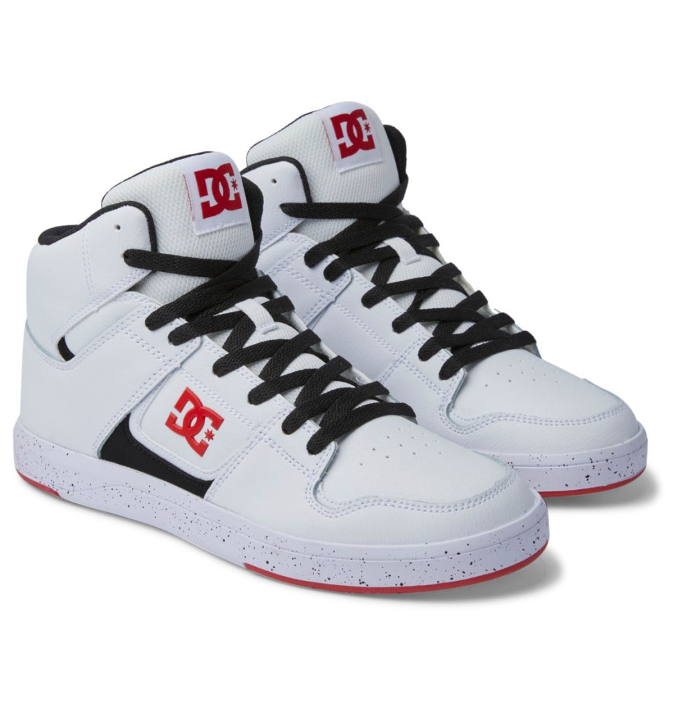 Basket Montante DC Shoes France Cure Blanche Rouge Noir Homme | SOO-4998689