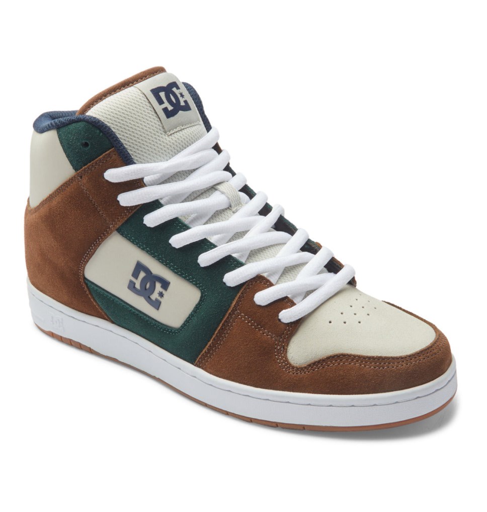 Basket Montante DC Shoes France Manteca 4 Hi S Marron Vert Homme | XHA-7978823