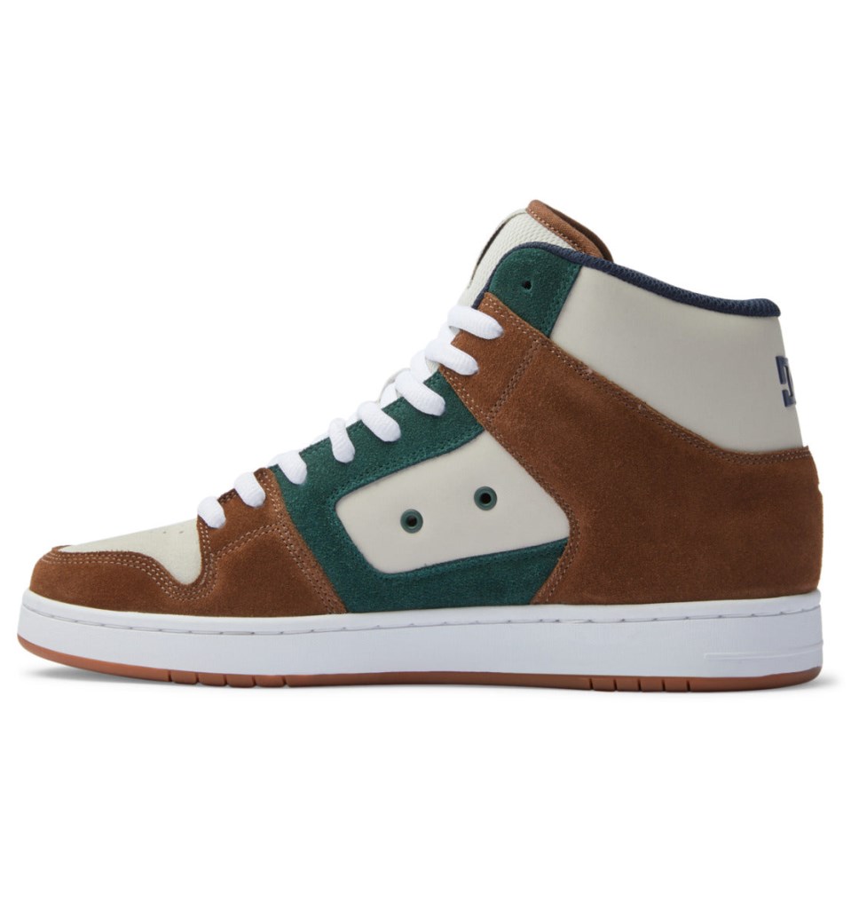 Basket Montante DC Shoes France Manteca 4 Hi S Marron Vert Homme | XHA-7978823