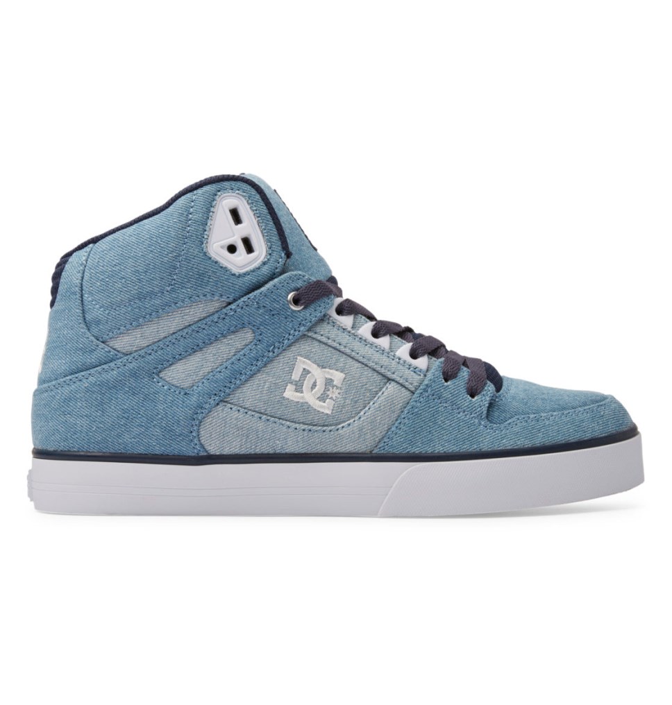 Basket Montante DC Shoes France Pure Cupsole Bleu Clair Homme | GTQ-1627778