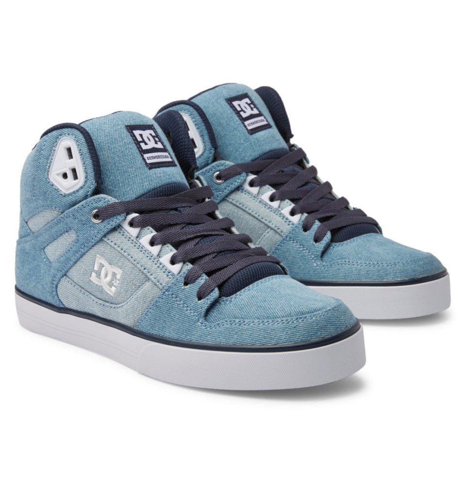 Basket Montante DC Shoes France Pure Cupsole Bleu Clair Homme | GTQ-1627778