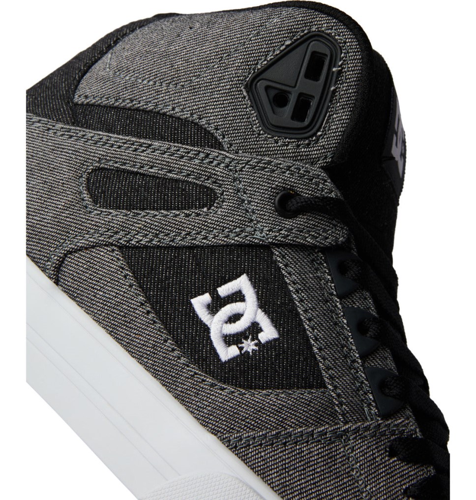 Basket Montante DC Shoes France Pure Cupsole Noir Bleu Homme | MXY-0542693