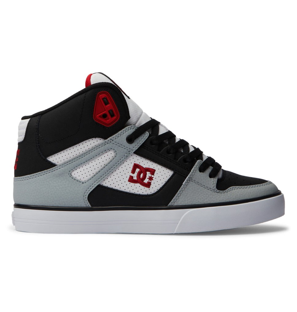 Basket Montante DC Shoes France Pure Noir Grise Rouge Homme | EPI-8453310