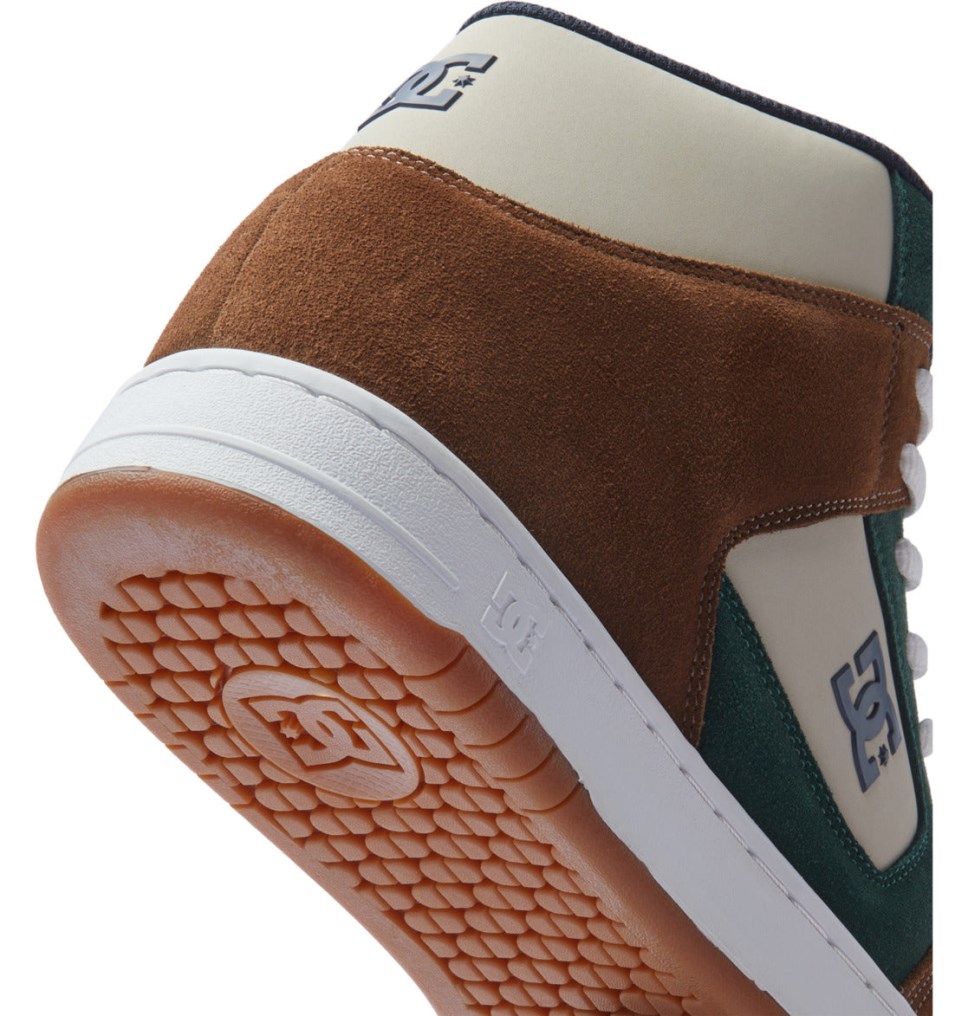 Basket Montante DC Shoes France Manteca 4 Hi S Marron Vert Homme | XHA-7978823