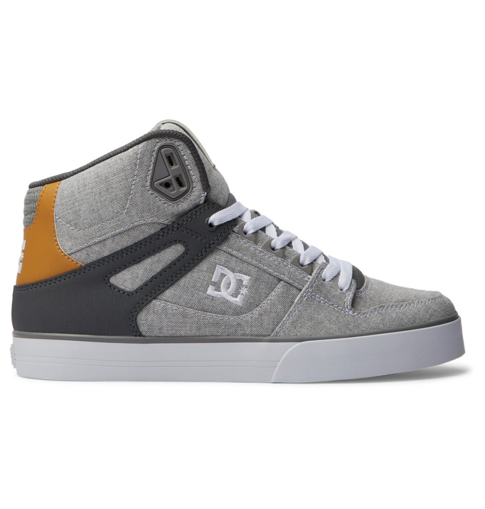 Basket Montante DC Shoes France Pure Grise Blanche Homme | PLG-1197462