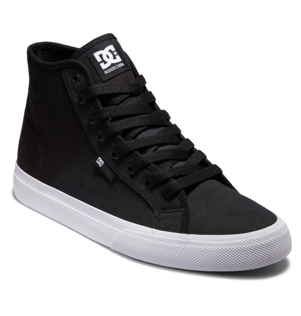 Basket Montante DC Shoes France Manual HI Textile Noir Blanche Homme | NMD-2964708