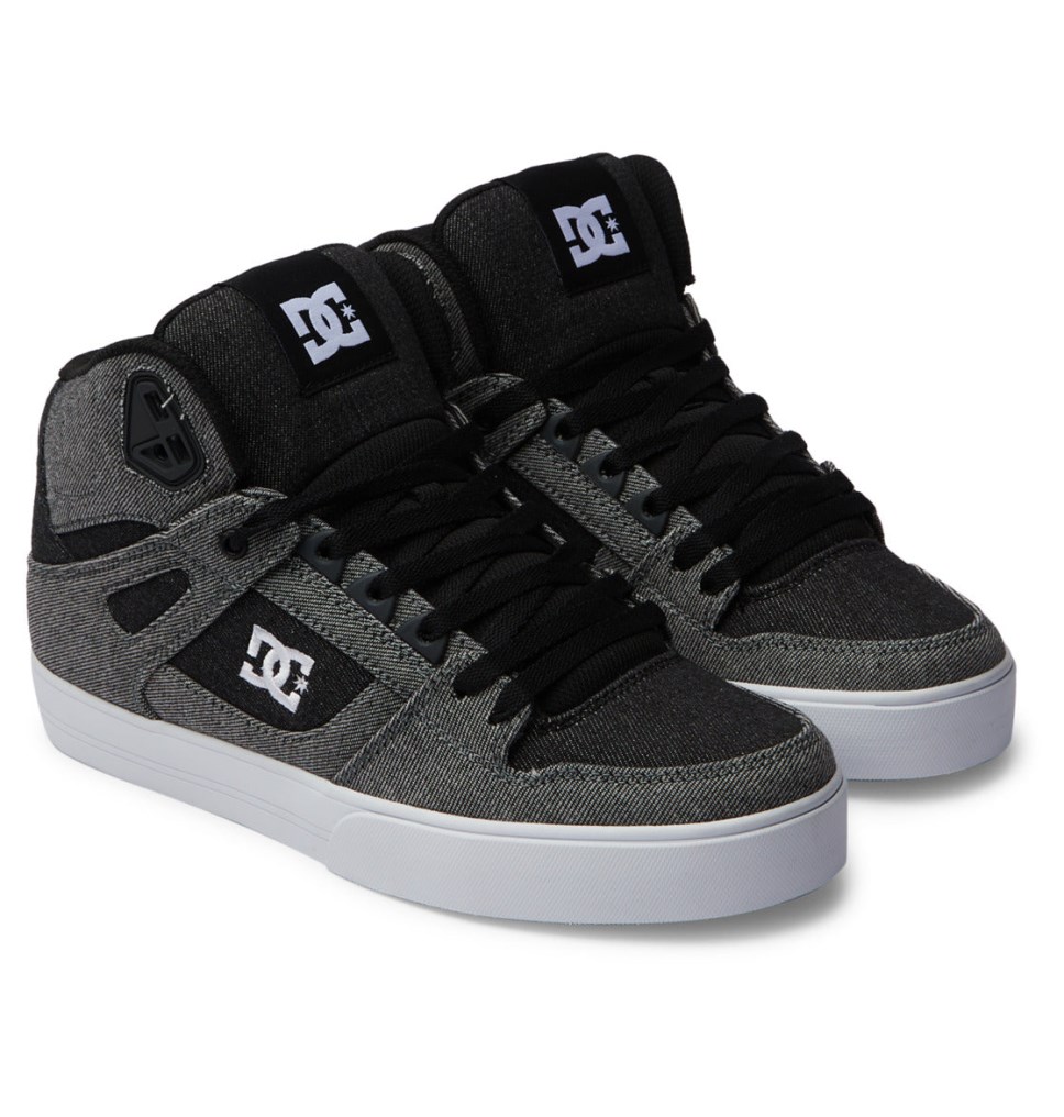 Basket Montante DC Shoes France Pure Cupsole Noir Bleu Homme | MXY-0542693