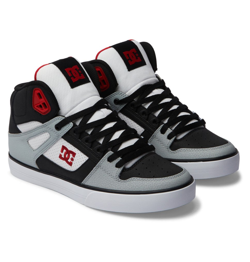 Basket Montante DC Shoes France Pure Noir Grise Rouge Homme | EPI-8453310