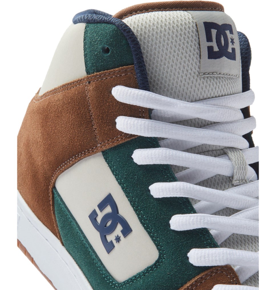 Basket Montante DC Shoes France Manteca 4 Hi S Marron Vert Homme | XHA-7978823