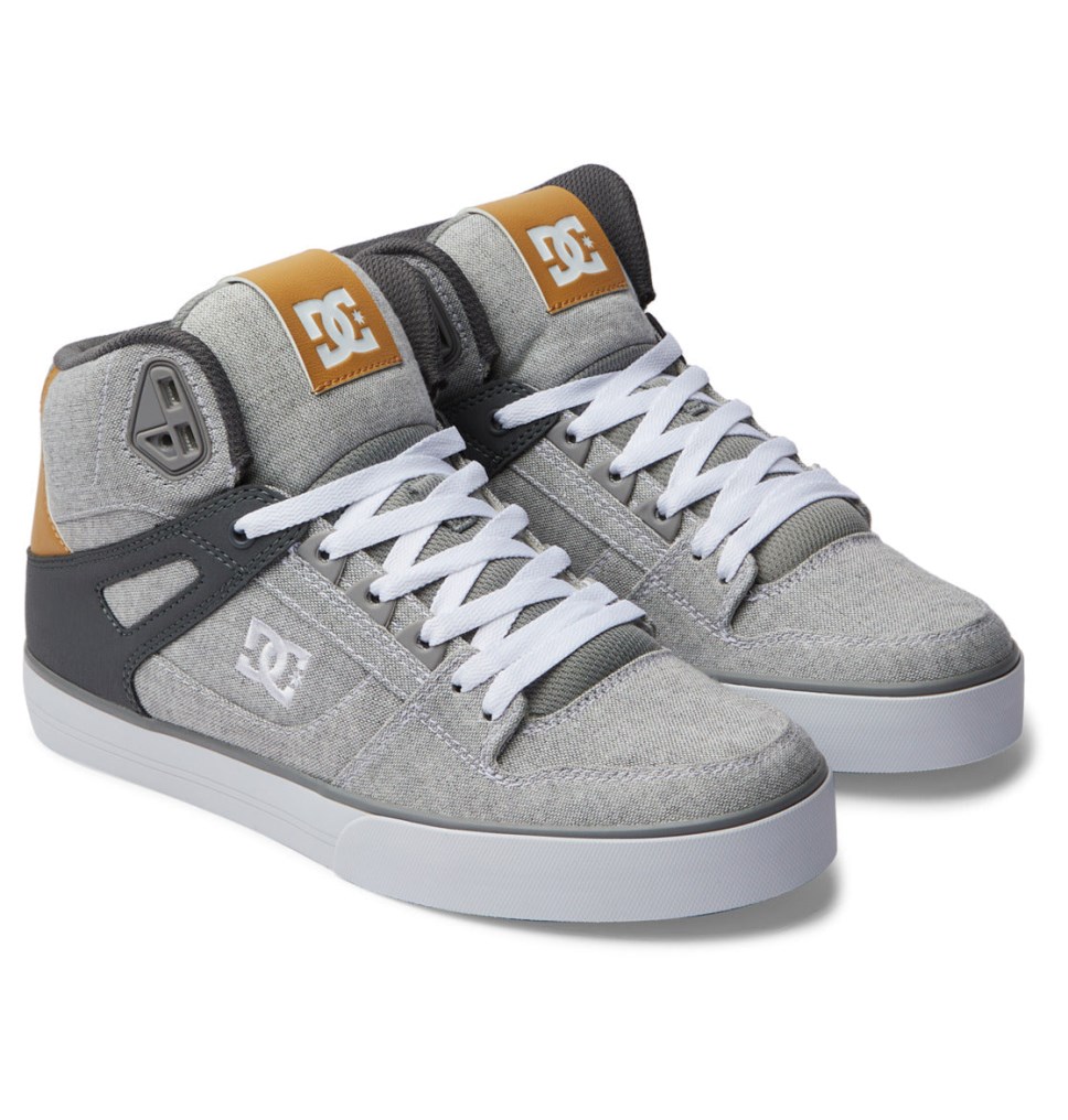 Basket Montante DC Shoes France Pure Grise Blanche Homme | PLG-1197462