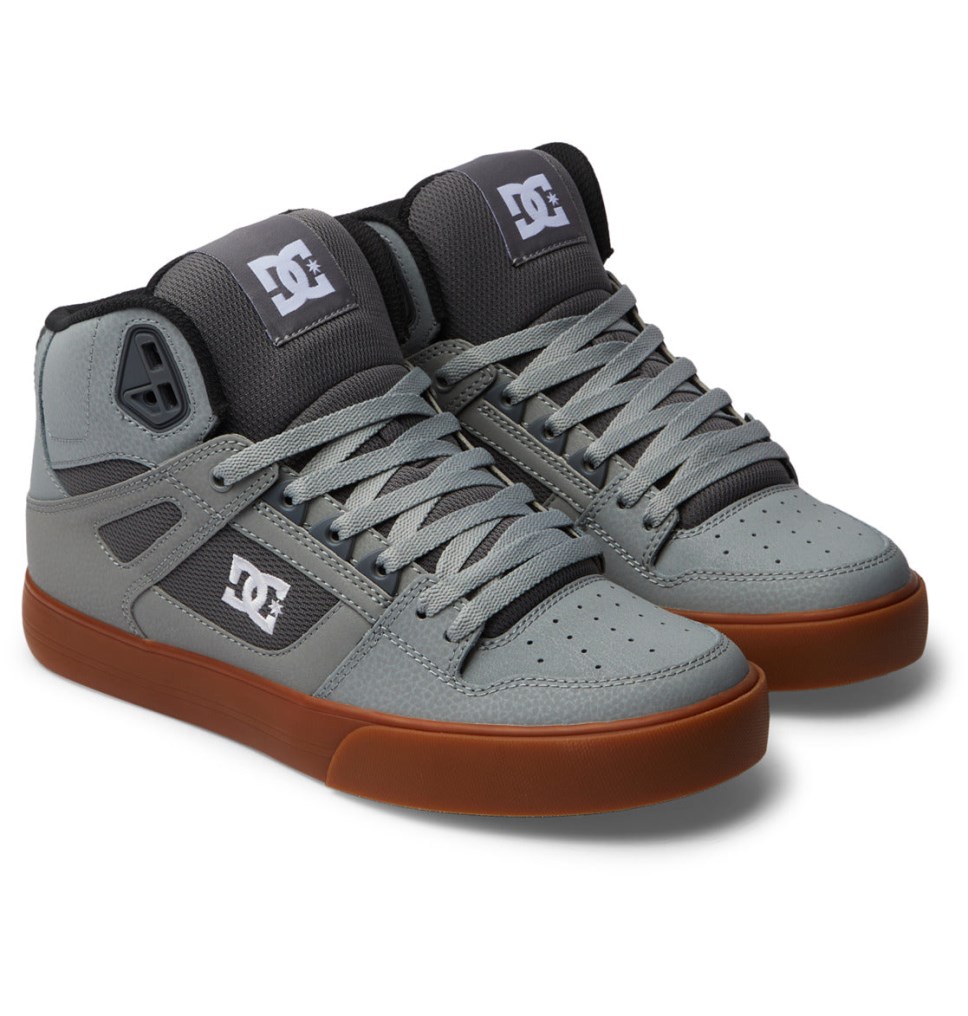 Basket Montante DC Shoes France Pure Grise Blanche Homme | EFR-6694104