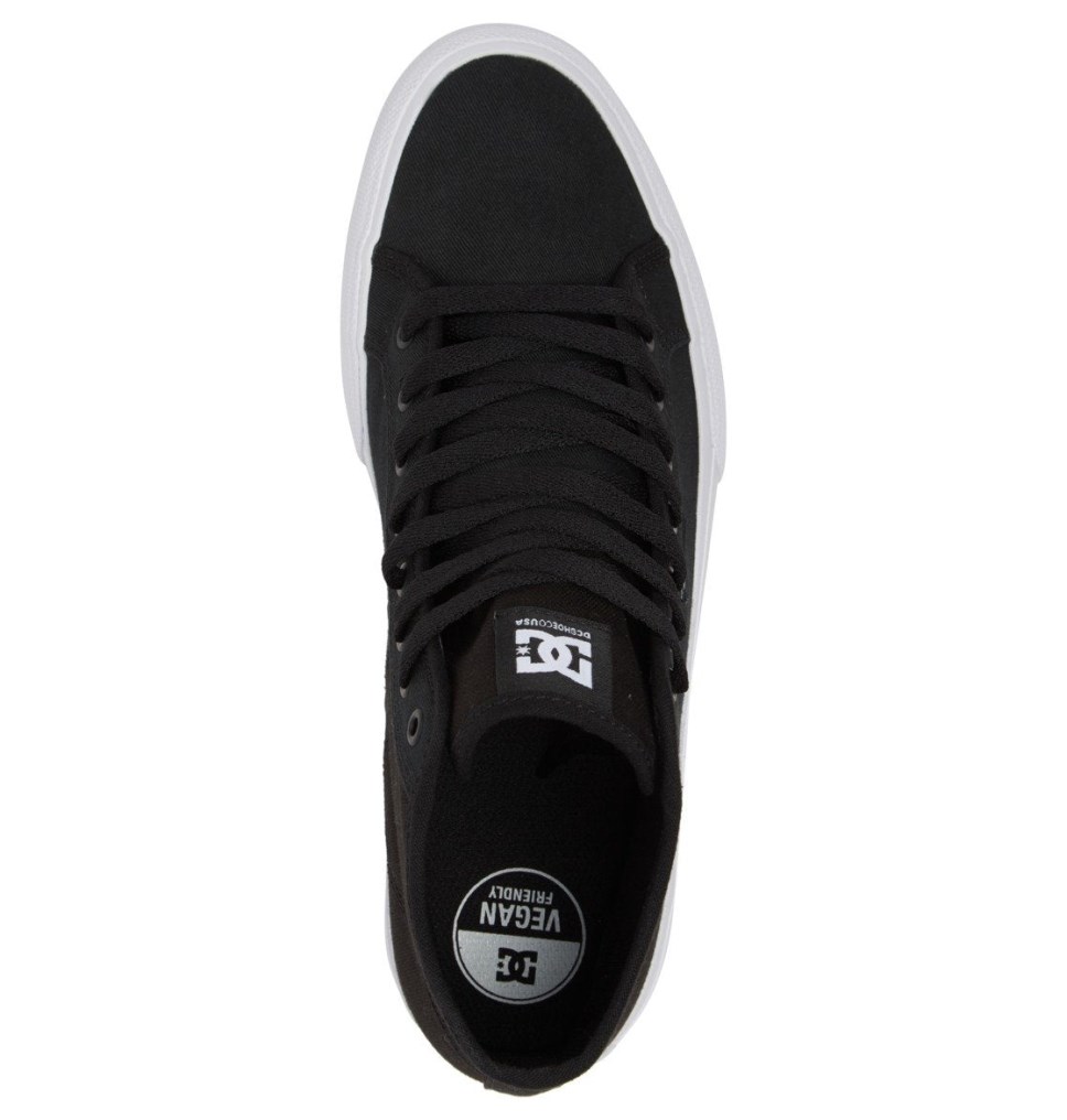 Basket Montante DC Shoes France Manual HI Textile Noir Blanche Homme | NMD-2964708