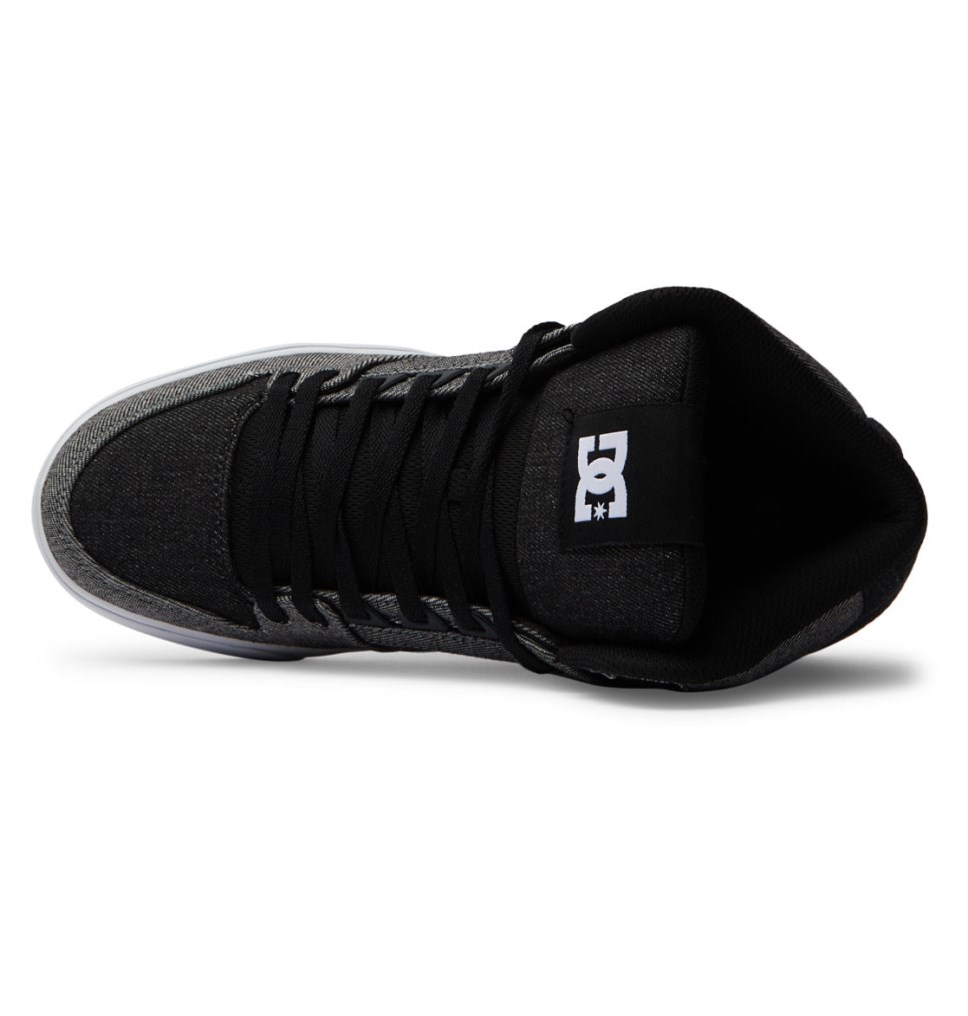 Basket Montante DC Shoes France Pure Cupsole Noir Bleu Homme | MXY-0542693