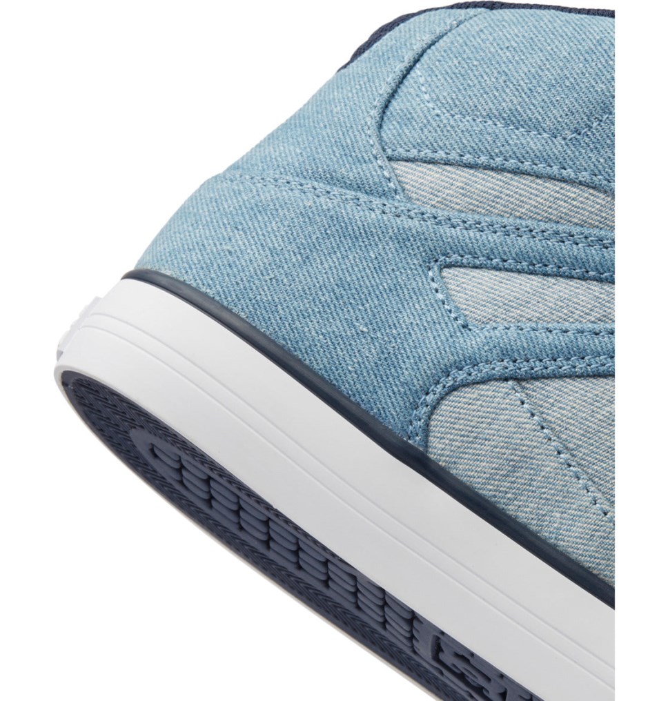 Basket Montante DC Shoes France Pure Cupsole Bleu Clair Homme | GTQ-1627778