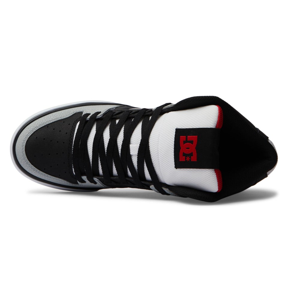 Basket Montante DC Shoes France Pure Noir Grise Rouge Homme | EPI-8453310