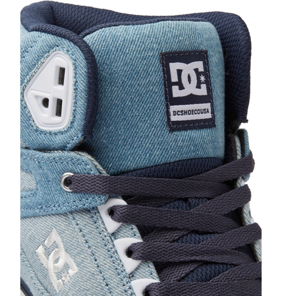 Basket Montante DC Shoes France Pure Cupsole Bleu Clair Homme | GTQ-1627778